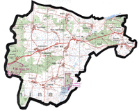 Mapka gminy Lipowiec Kocielny